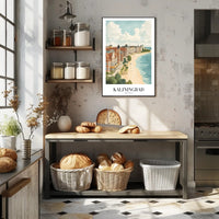 Kaliningrad Coastal Charm: Vintage Travel Poster PosterGoat