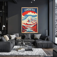 Kamchatka Peninsula Vintage Travel Poster PosterGoat