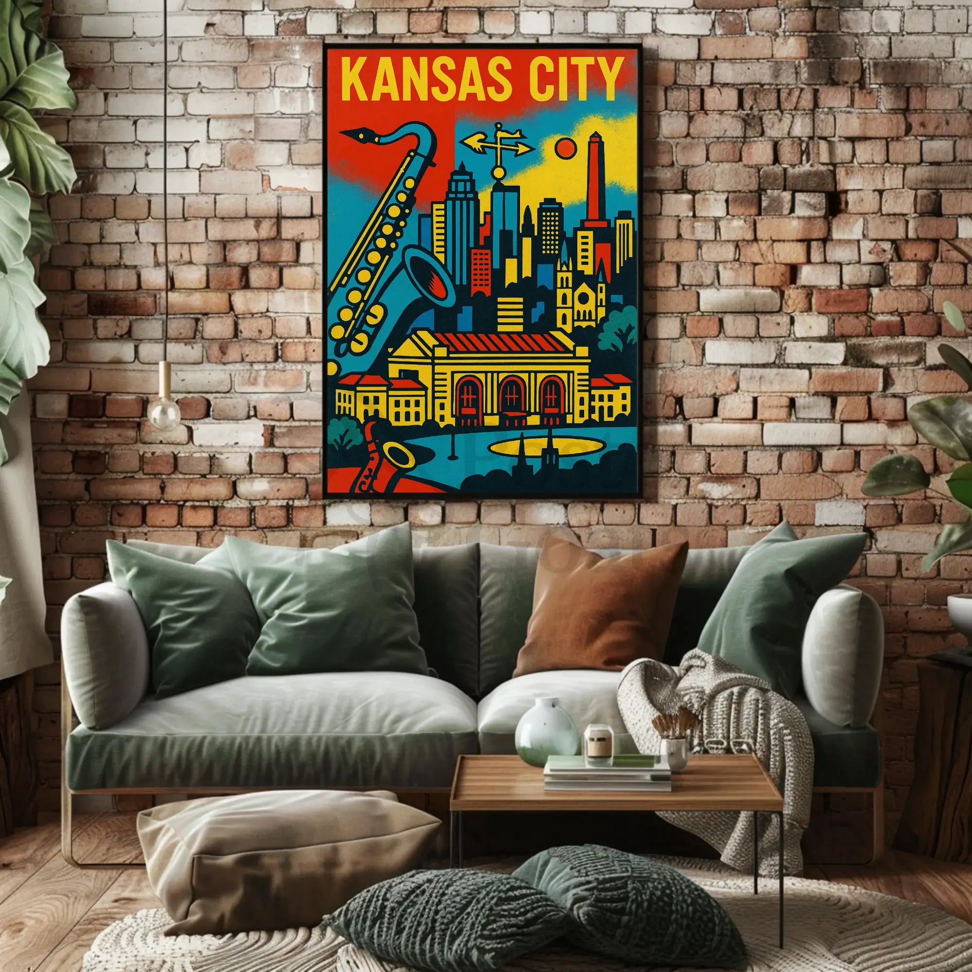 Kansas City Jazz Heritage Art Print Cultural Poster PosterGoat
