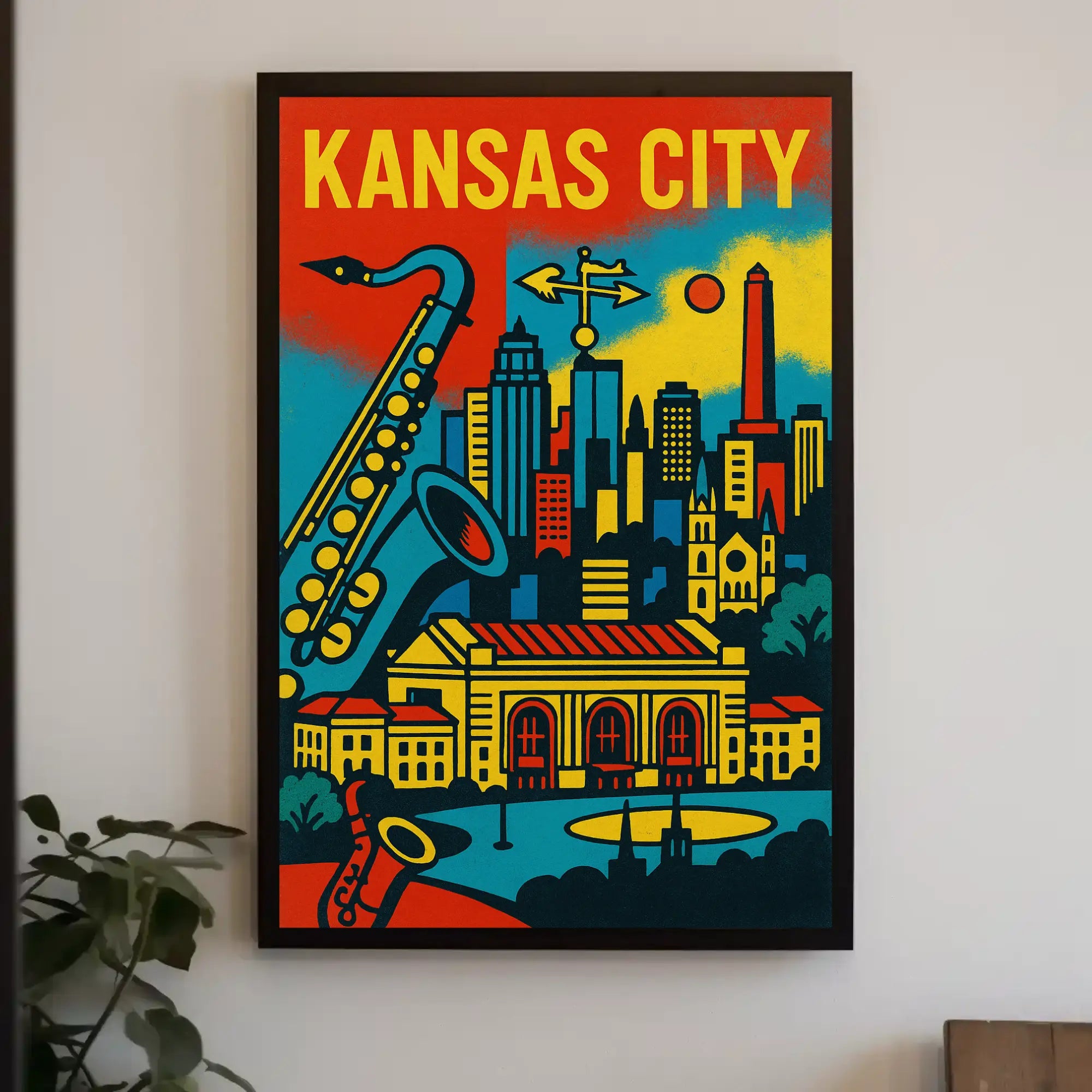 Kansas City Jazz Heritage Art Print Cultural Poster PosterGoat