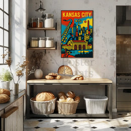 Kansas City Jazz Heritage Art Print Cultural Poster PosterGoat