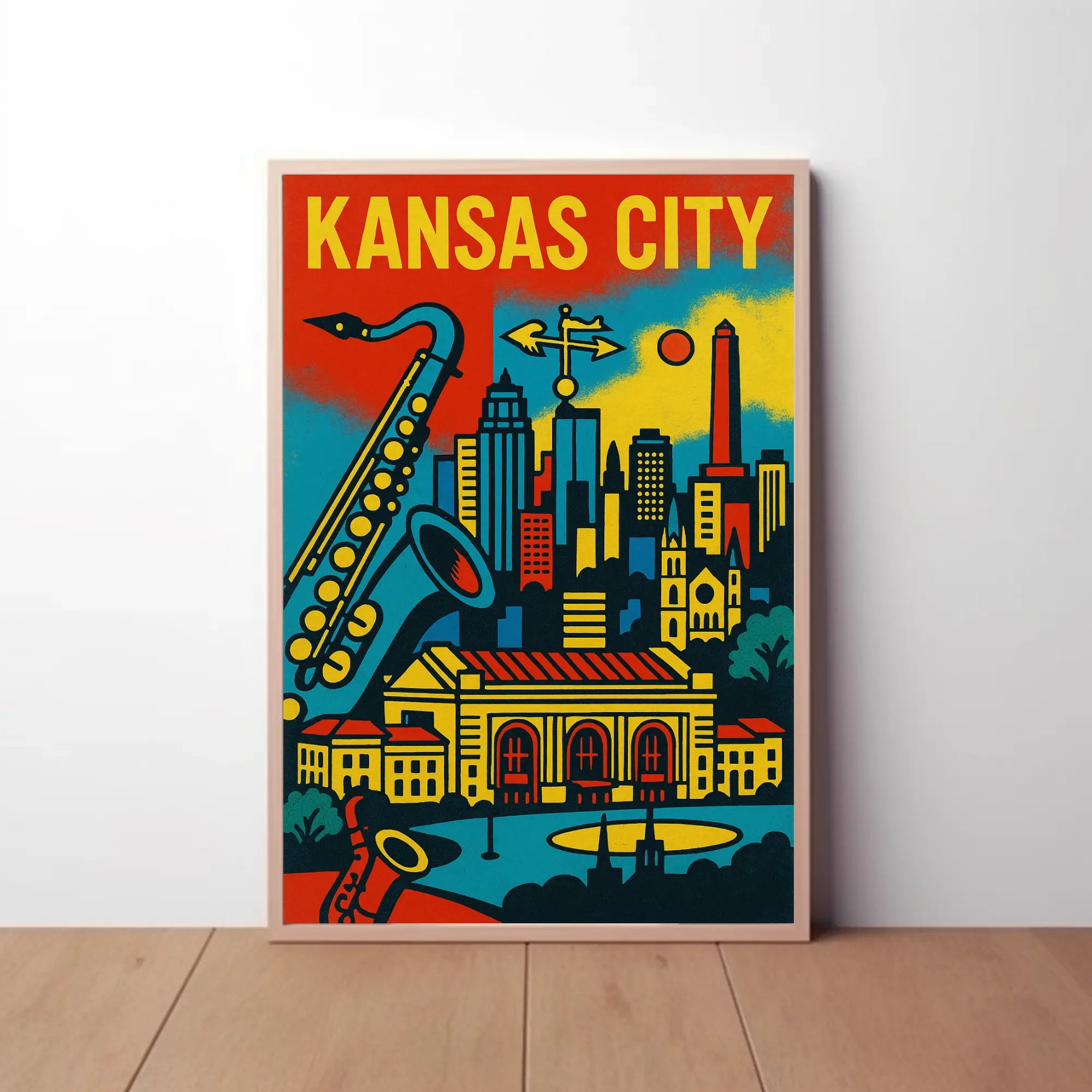 Kansas City Jazz Heritage Art Print Cultural Poster PosterGoat