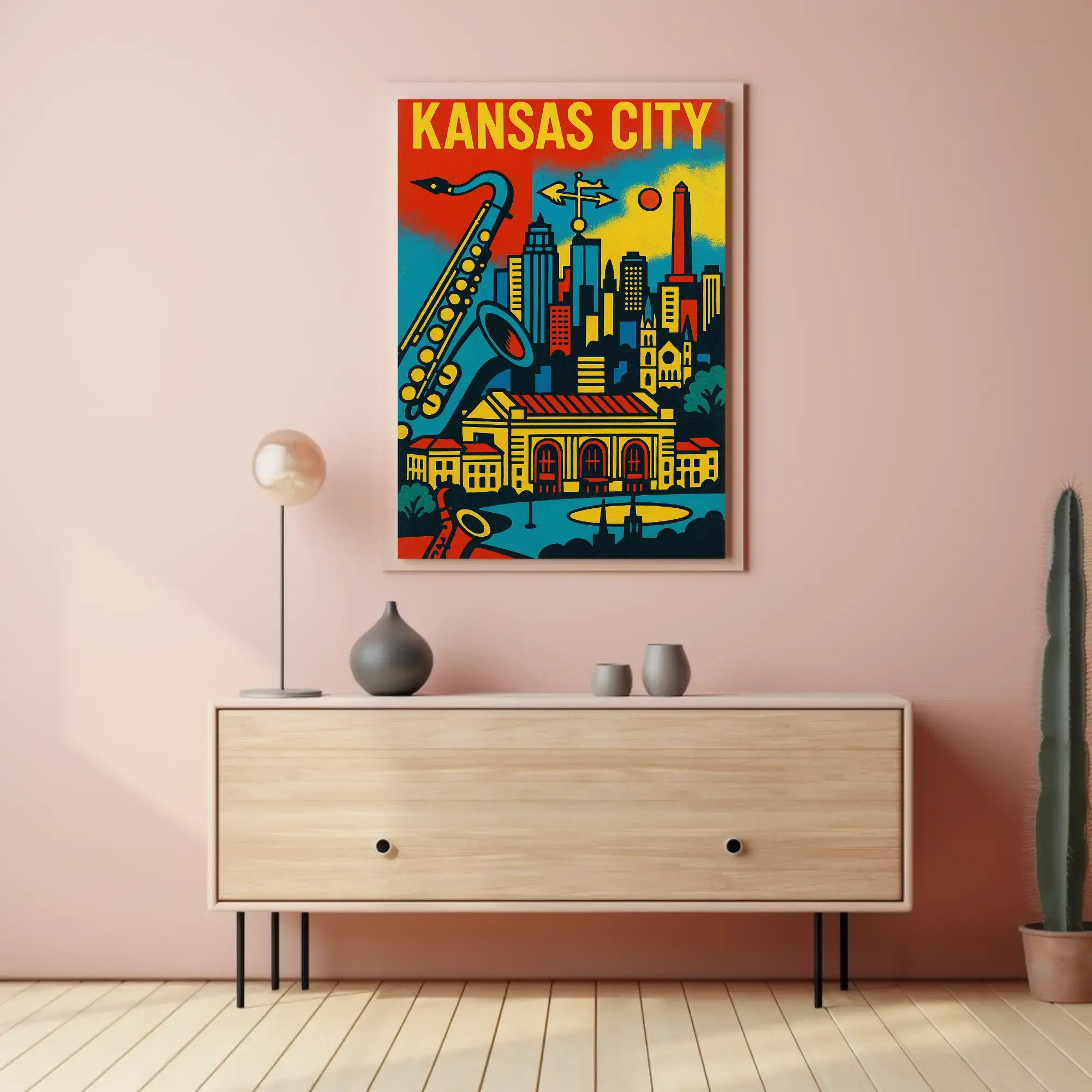 Kansas City Jazz Heritage Art Print Cultural Poster PosterGoat