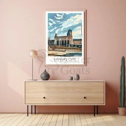 Kansas City Union Station Travel Poster PosterGoat