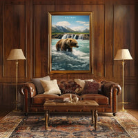 Katmai National Park Bear Adventure National Park Poster PosterGoat