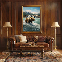 Katmai National Park Bear Adventure National Park Poster PosterGoat