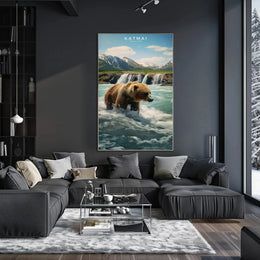 Katmai National Park Bear Adventure National Park Poster PosterGoat