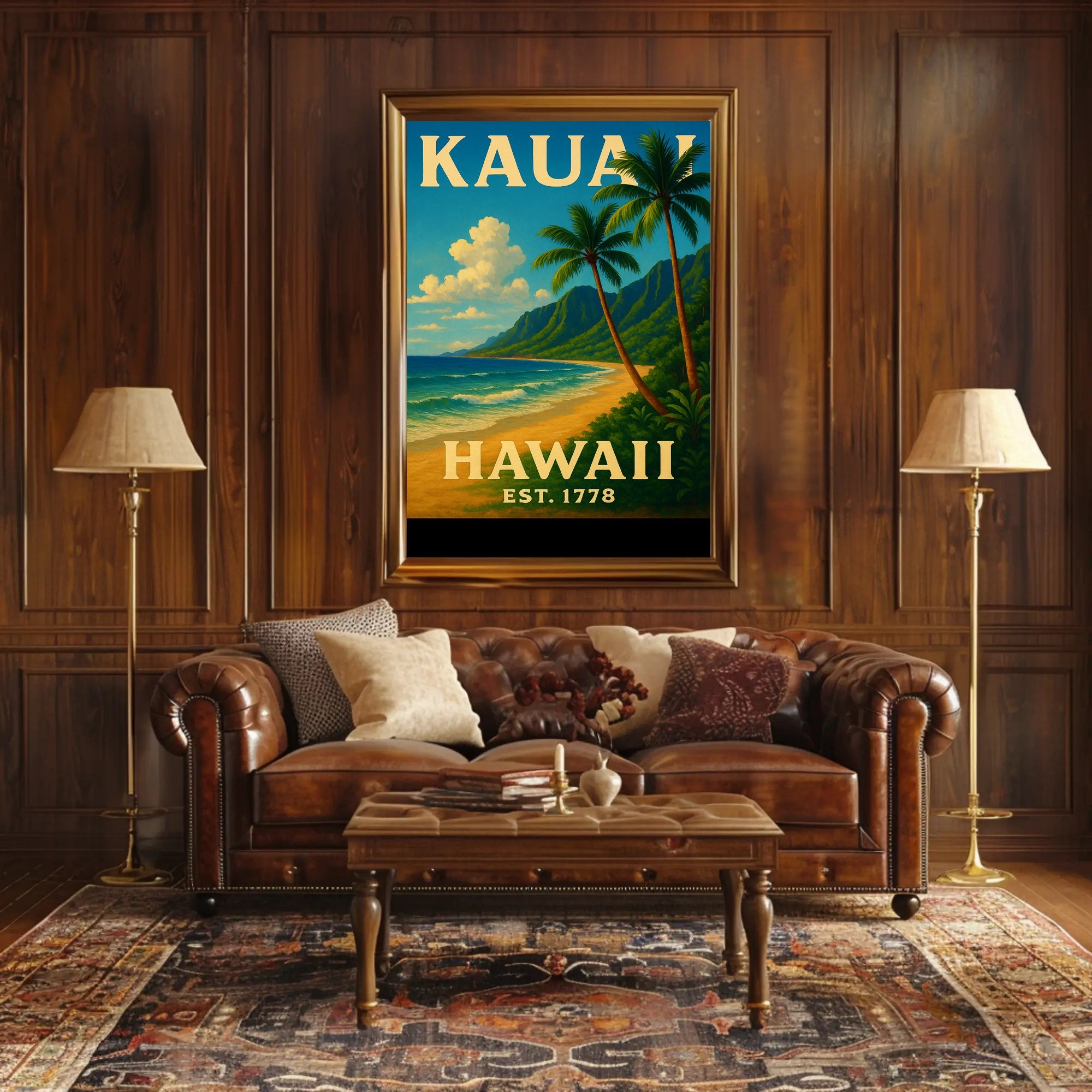 Kauai, Hawaii Est. 1778 Poster PosterGoat