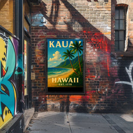 Kauai, Hawaii Est. 1778 Poster PosterGoat