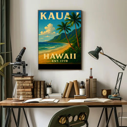 Kauai, Hawaii Est. 1778 Poster PosterGoat