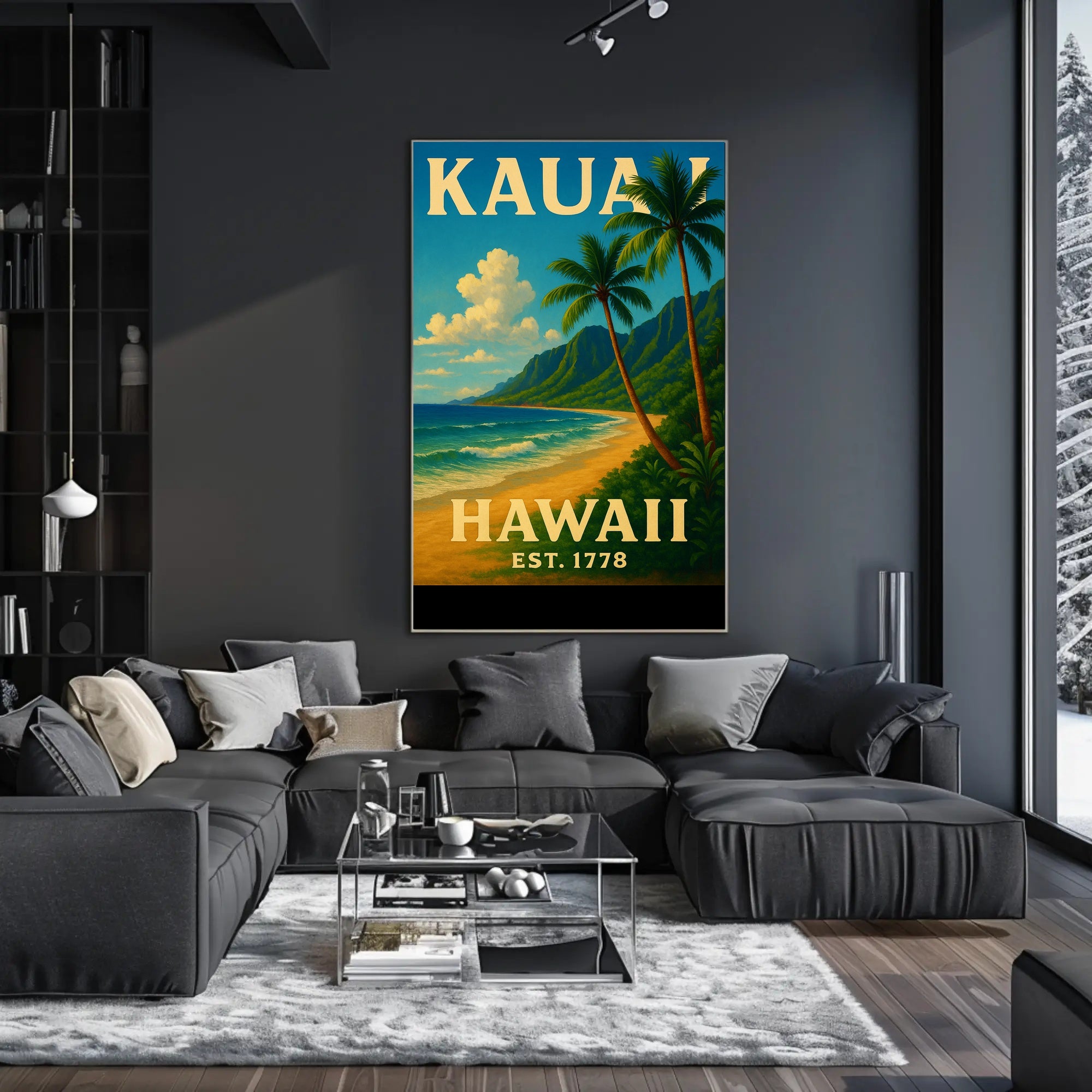 Kauai, Hawaii Est. 1778 Poster PosterGoat
