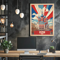 Kazan Architectural Beauty Travel Poster PosterGoat