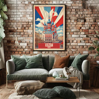 Kazan Architectural Beauty Travel Poster PosterGoat