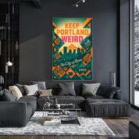 Keep Portland Weird Poster PosterGoat