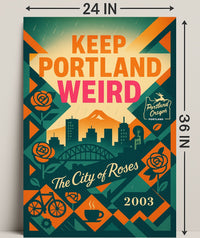 Keep Portland Weird Poster PosterGoat