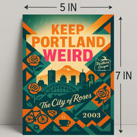 Keep Portland Weird Poster PosterGoat