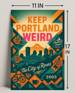 Keep Portland Weird Poster PosterGoat