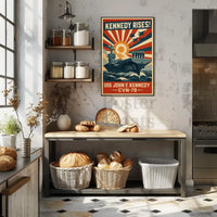 Kennedy Rises Naval Strength Propaganda Poster PosterGoat