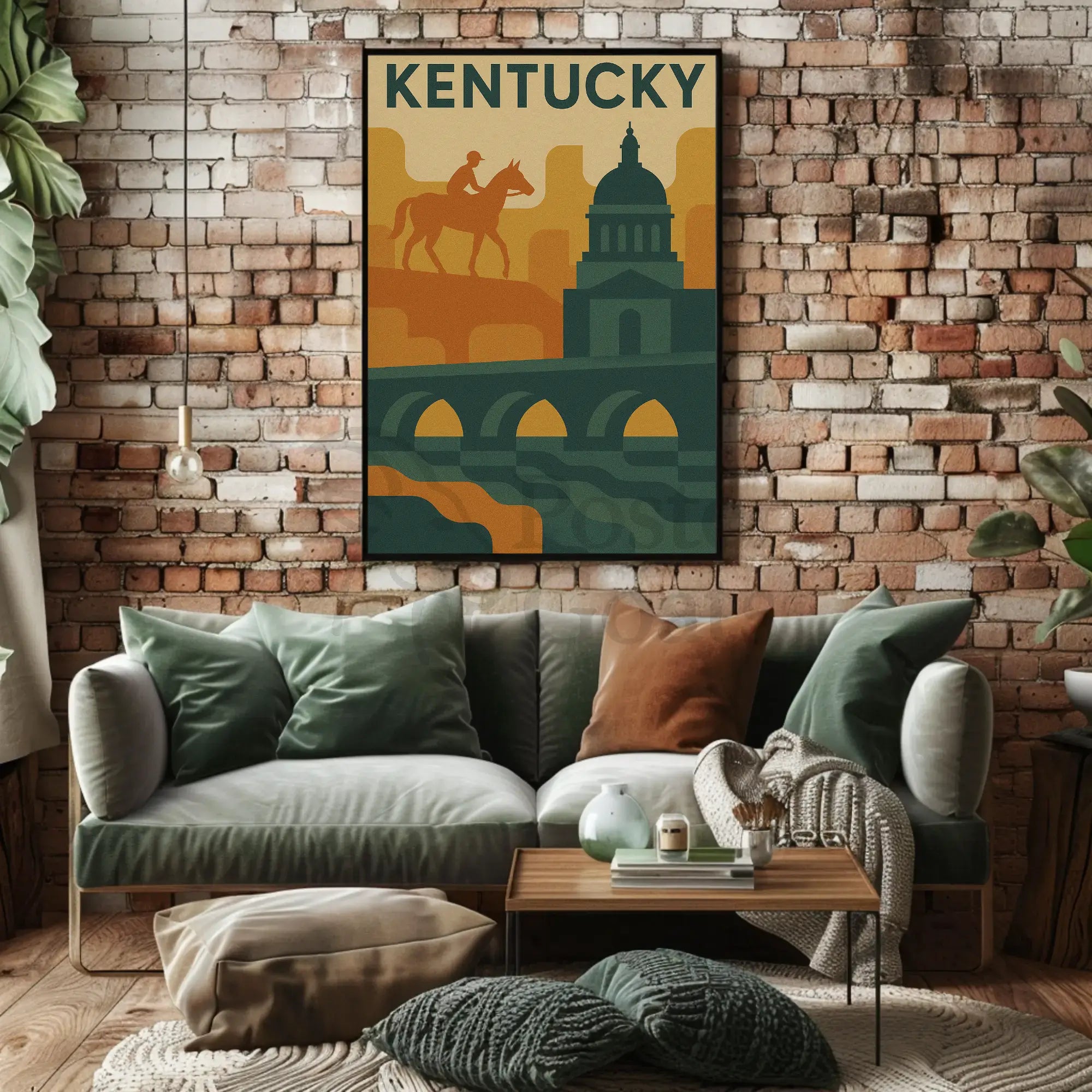 Kentucky Adventure Vintage Travel Poster PosterGoat