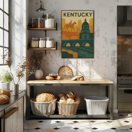 Kentucky Adventure Vintage Travel Poster PosterGoat