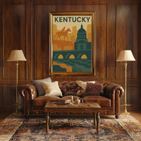 Kentucky Adventure Vintage Travel Poster PosterGoat