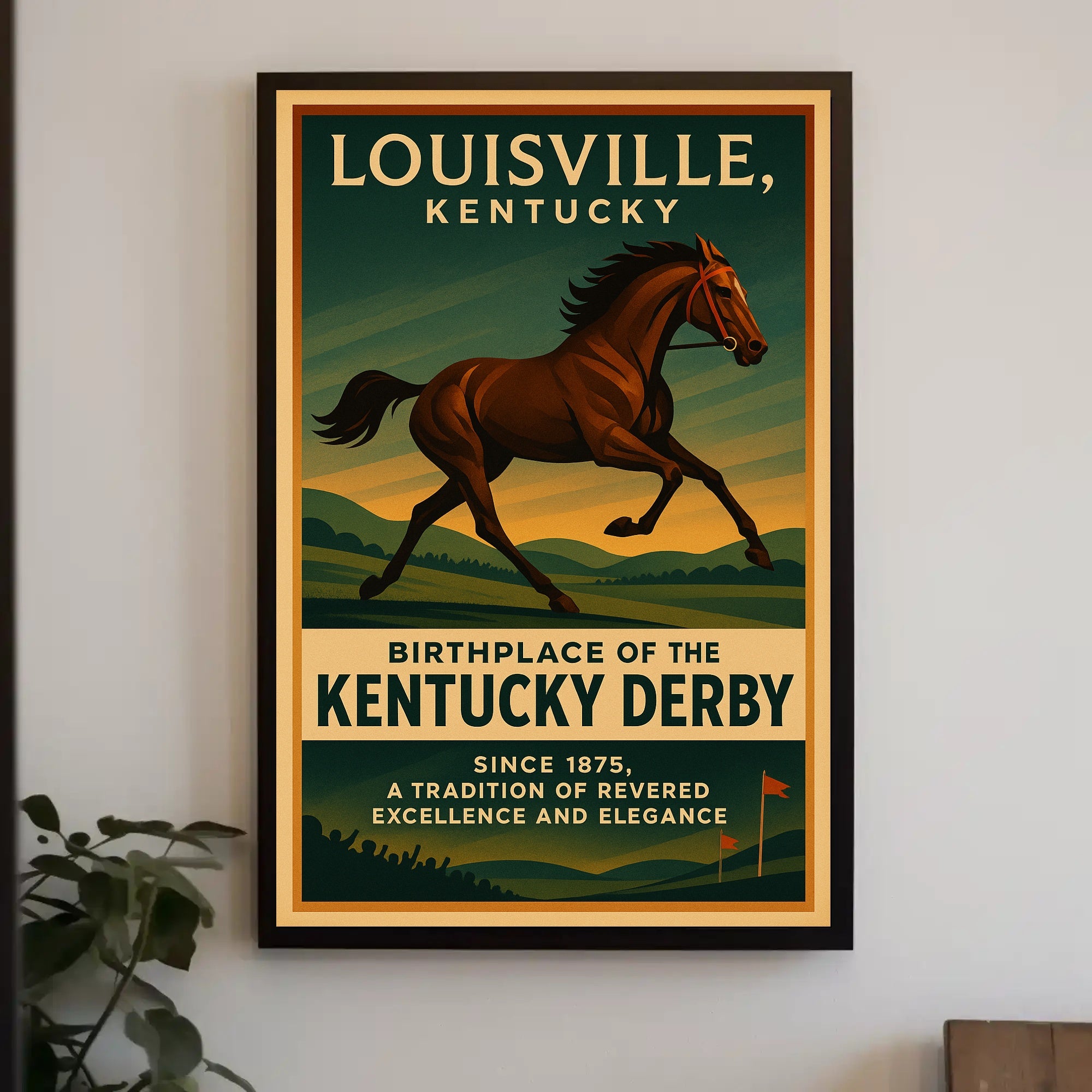 Kentucky Derby A Tradition of Excellence Poster PosterGoat