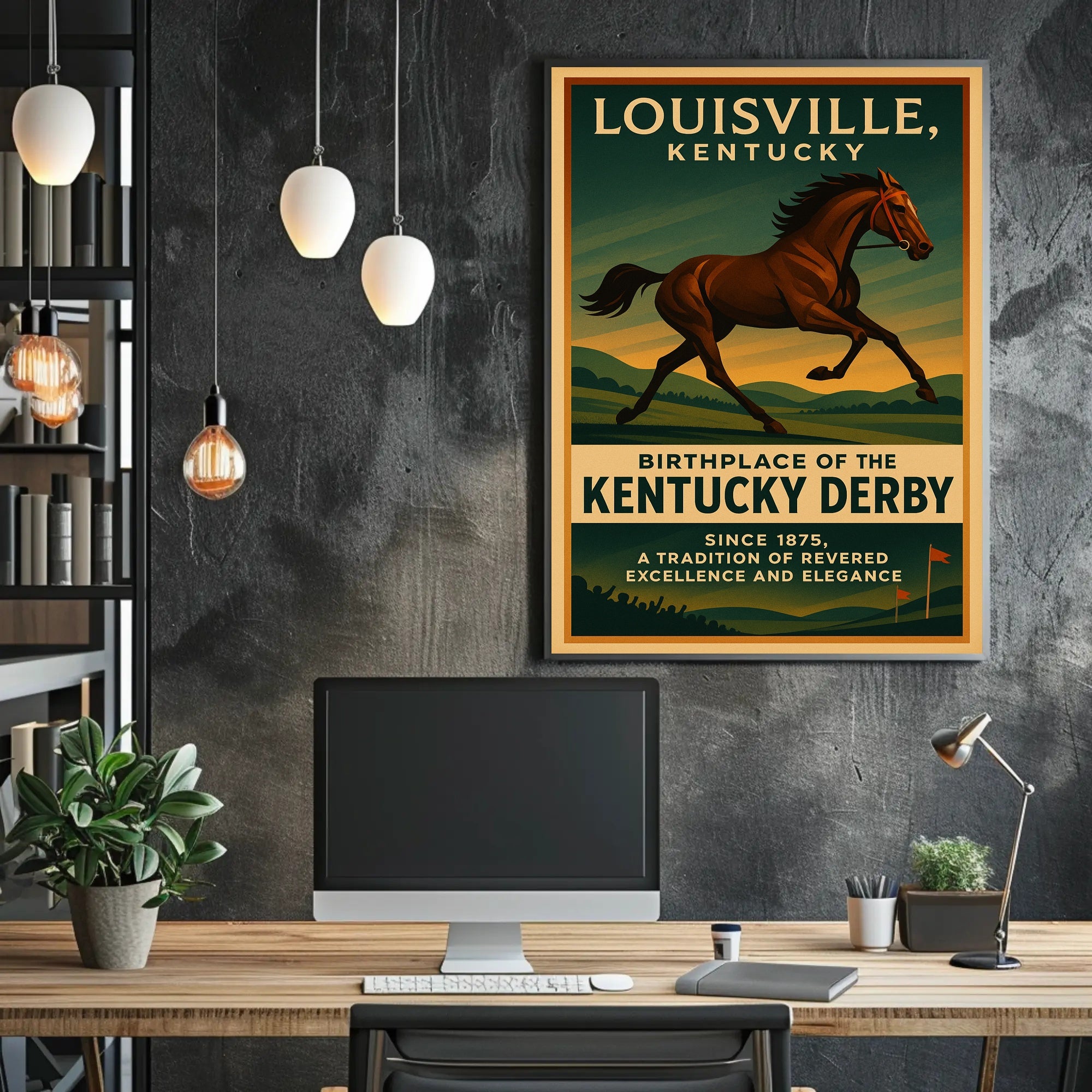Kentucky Derby A Tradition of Excellence Poster PosterGoat