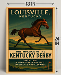 Kentucky Derby A Tradition of Excellence Poster PosterGoat