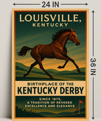 Kentucky Derby A Tradition of Excellence Poster PosterGoat