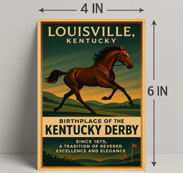 Kentucky Derby A Tradition of Excellence Poster PosterGoat