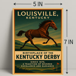 Kentucky Derby A Tradition of Excellence Poster PosterGoat