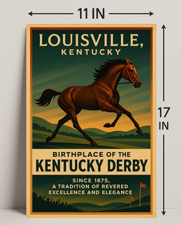 Kentucky Derby A Tradition of Excellence Poster PosterGoat