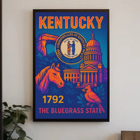 Kentucky Heritage Art Print, Cultural or Heritage Poster PosterGoat