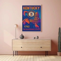 Kentucky Heritage Art Print, Cultural or Heritage Poster PosterGoat