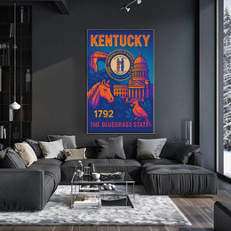 Kentucky Heritage Art Print, Cultural or Heritage Poster PosterGoat