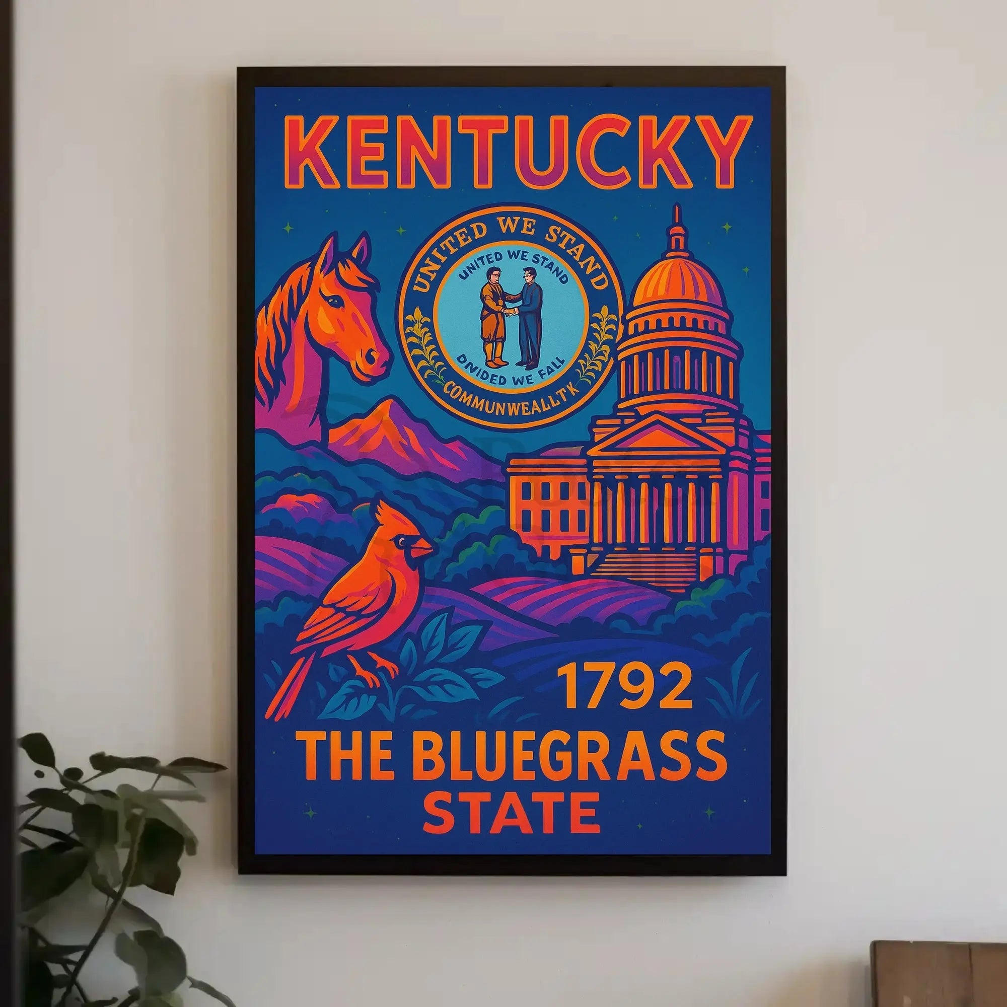 Kentucky State Heritage Celebration Cultural or Heritage Poster PosterGoat