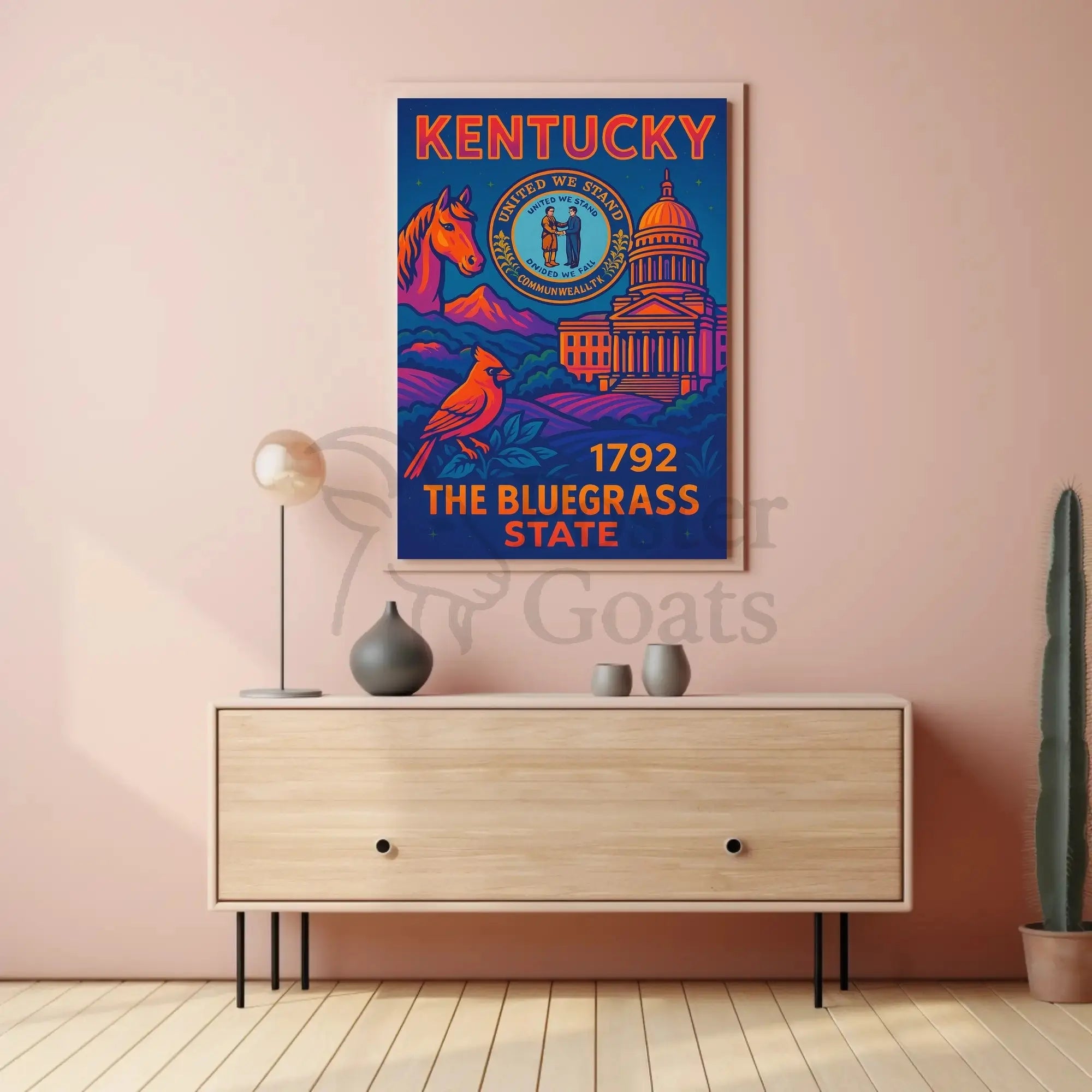 Kentucky State Heritage Celebration Cultural or Heritage Poster PosterGoat