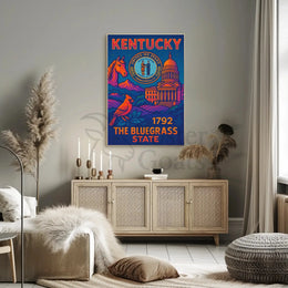 Kentucky State Heritage Celebration Cultural or Heritage Poster PosterGoat
