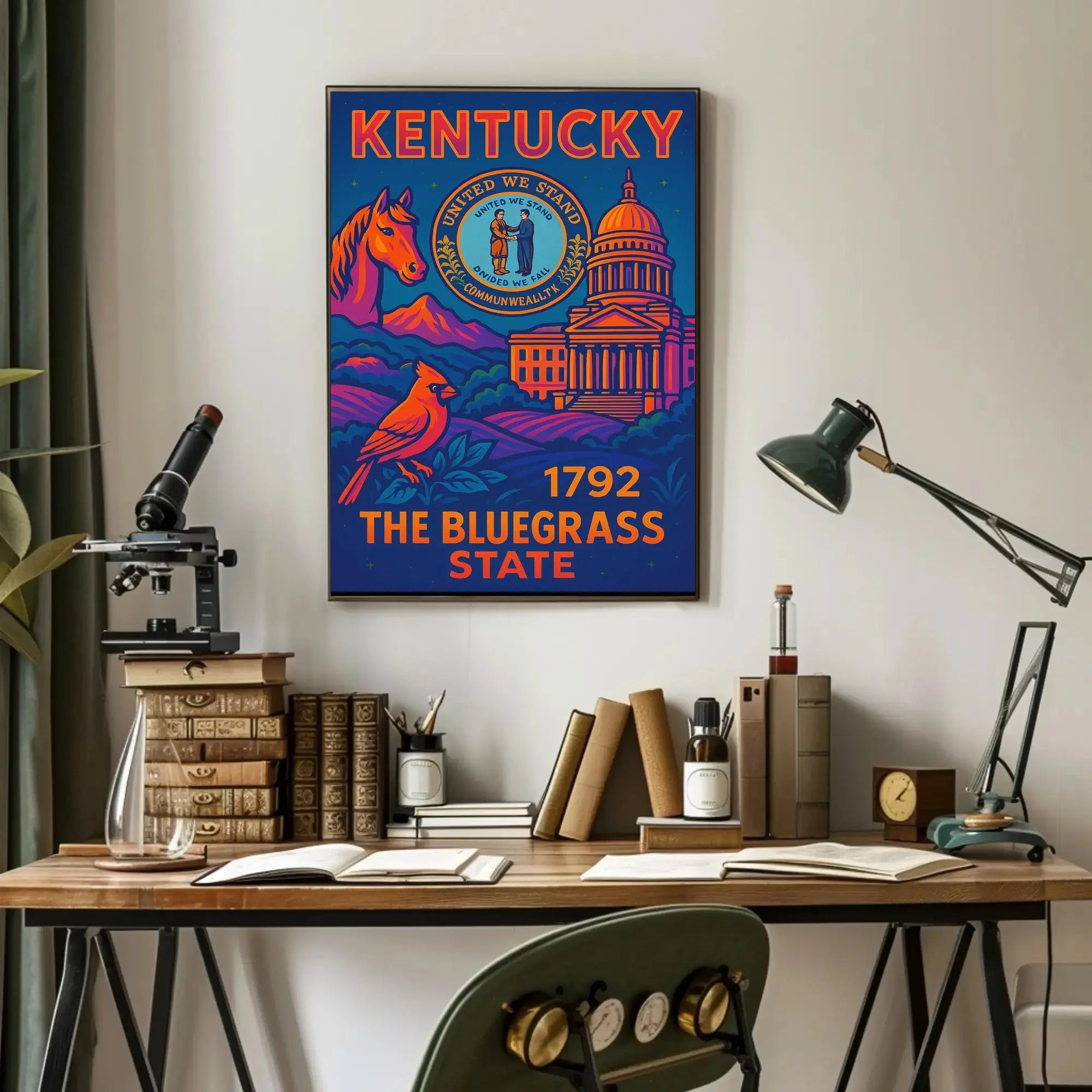 Kentucky State Heritage Celebration Cultural or Heritage Poster PosterGoat