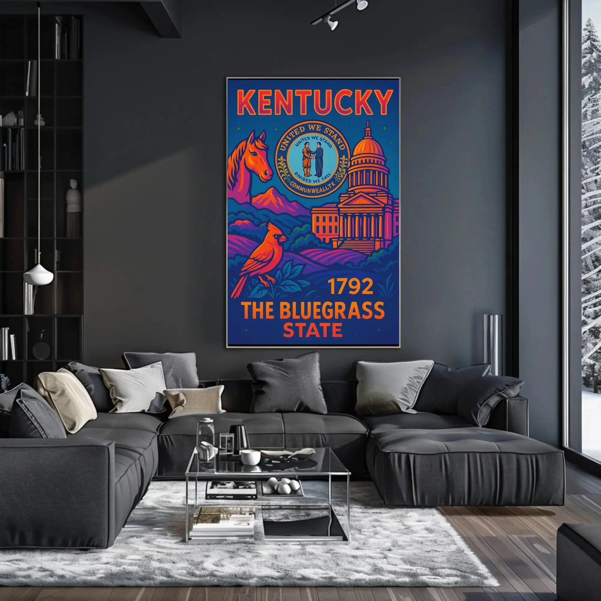 Kentucky State Heritage Celebration Cultural or Heritage Poster PosterGoat