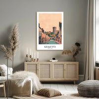 Kilkenny Castle Charming Street Scene Travel Poster PosterGoat