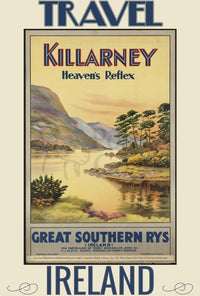 Killarney Vintage Travel Art Poster for Scenic Adventurers PosterGoat
