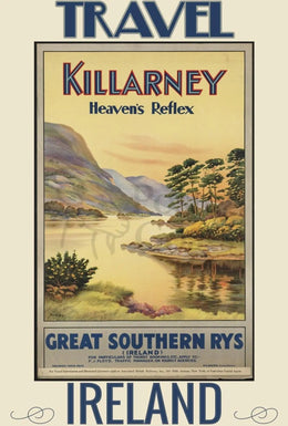 Killarney Vintage Travel Art Poster for Scenic Adventurers PosterGoat
