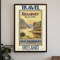 Killarney Vintage Travel Art Poster for Scenic Adventurers PosterGoat