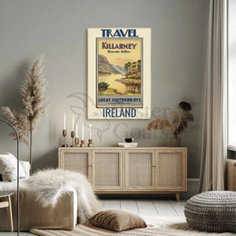 Killarney Vintage Travel Art Poster for Scenic Adventurers PosterGoat