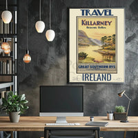 Killarney Vintage Travel Art Poster for Scenic Adventurers PosterGoat