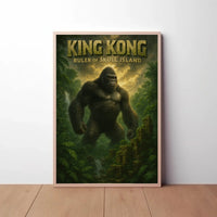 King Kong Adventure on Skull Island Pop Culture Poster PosterGoat