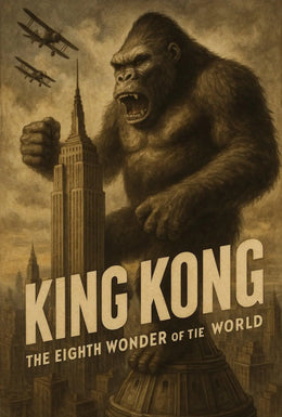 King Kong New York Vintage Pop Culture Poster PosterGoat