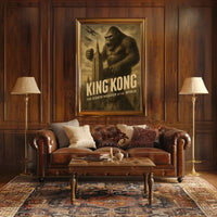 King Kong New York Vintage Pop Culture Poster PosterGoat