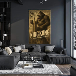 King Kong New York Vintage Pop Culture Poster PosterGoat
